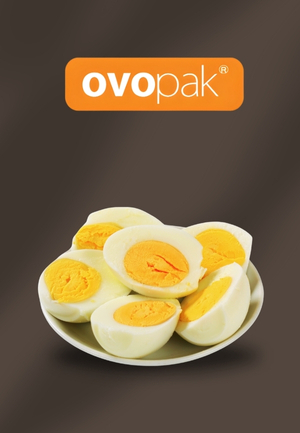 Huevo cocido de la marca Ovopak de la empresa Alvarez Camacho